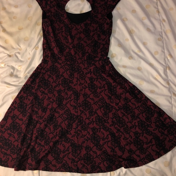 Candies lace print dress - Picture 2 of 4